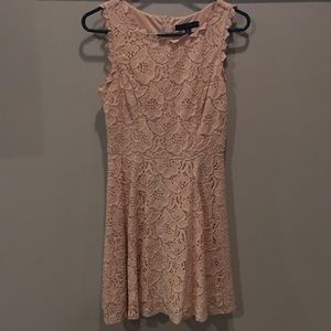 Blush pink bridesmaid dress